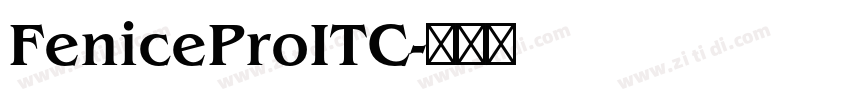 FeniceProITC字体转换