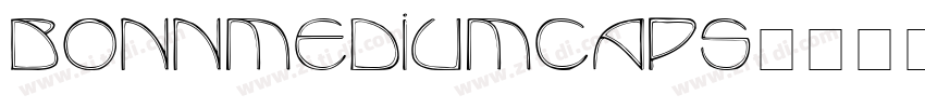 BonnMediumCaps字体转换