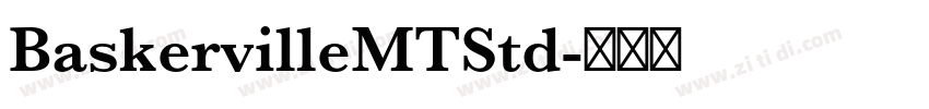 BaskervilleMTStd字体转换