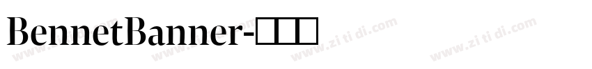 BennetBanner字体转换