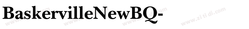 BaskervilleNewBQ字体转换 BaskervilleNewBQ字体转换