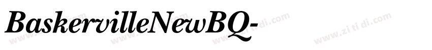 BaskervilleNewBQ字体转换 BaskervilleNewBQ字体转换