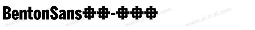 BentonSans字体字体转换