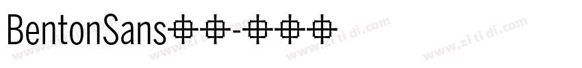 BentonSans字体字体转换