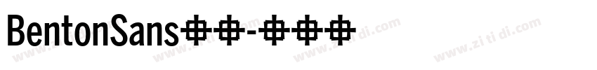 BentonSans字体字体转换