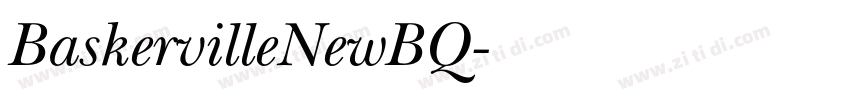 BaskervilleNewBQ字体转换 BaskervilleNewBQ字体转换