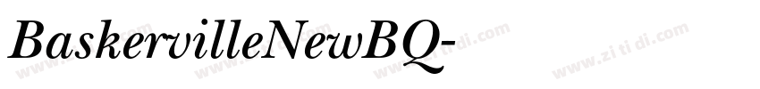 BaskervilleNewBQ字体转换 BaskervilleNewBQ字体转换