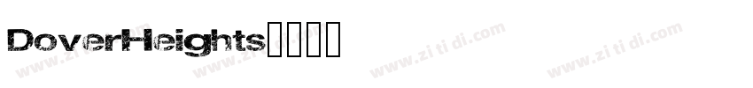 DoverHeights字体转换