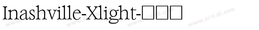 Inashville-Xlight字体转换