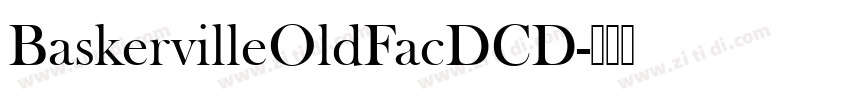 BaskervilleOldFacDCD字体转换