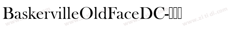 BaskervilleOldFaceDC字体转换