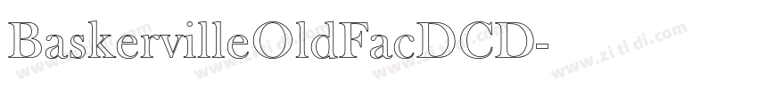 BaskervilleOldFacDCD字体转换