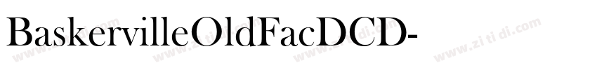 BaskervilleOldFacDCD字体转换