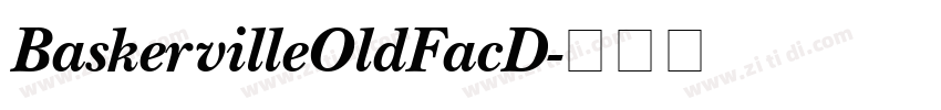 BaskervilleOldFacD字体转换