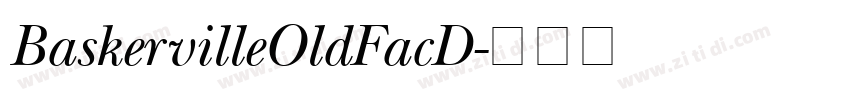 BaskervilleOldFacD字体转换