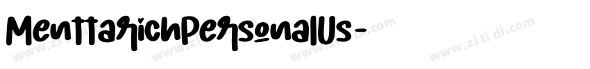 MenttarichPersonalUs字体转换 MenttarichPersonalUs字体转换