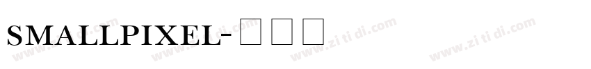 smallpixel字体转换