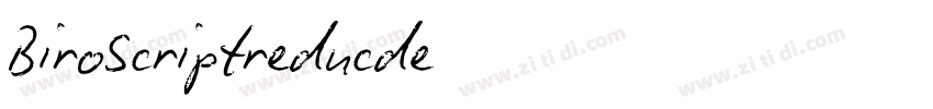 BiroScriptreducde字体转换