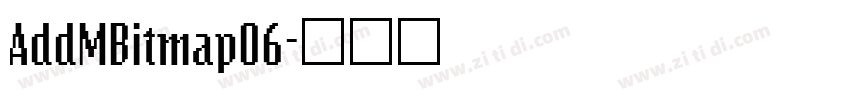 AddMBitmap06字体转换