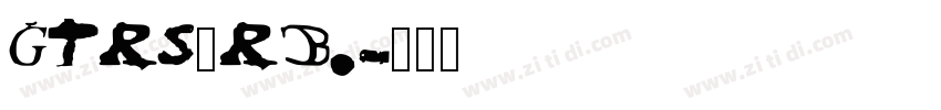 GTRS_RtpB.ttf字体转换