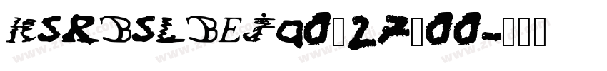 KSRBSLBEJQ0_27_00字体转换 KSRBSLBEJQ0_27_00字体转换