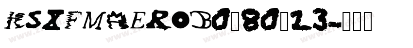 KSXFMAEROB0_80_13字体转换