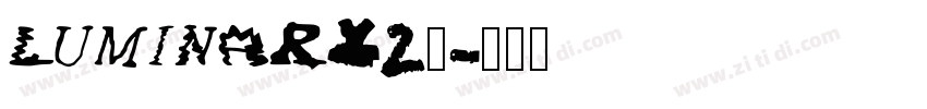 LUMINARY2_字体转换