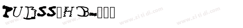 PUDSS_HinbanB字体转换