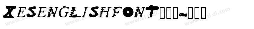 XESENGLISHFONT_粗体字体转换