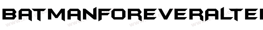 BatmanForeverAltern字体转换
