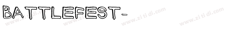 BATTLEFEST字体转换