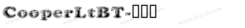 CooperLtBT字体转换