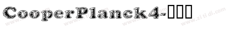CooperPlanck4字体转换