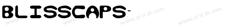BlissCaps字体转换
