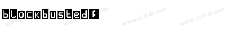blockbusted字体转换