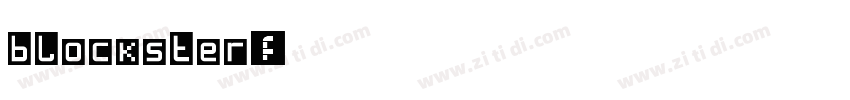 blockster字体转换