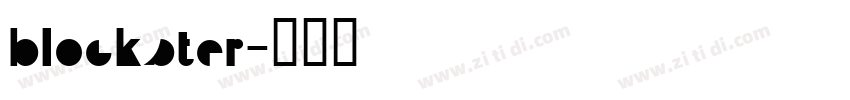 blockster字体转换