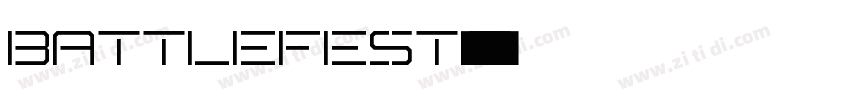 BATTLEFEST字体转换