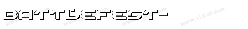 BATTLEFEST字体转换