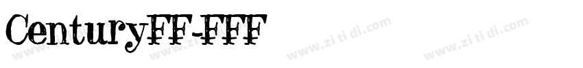 Century斜体字体转换