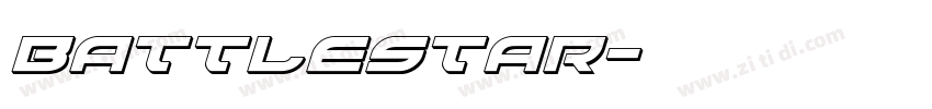 battlestar字体转换