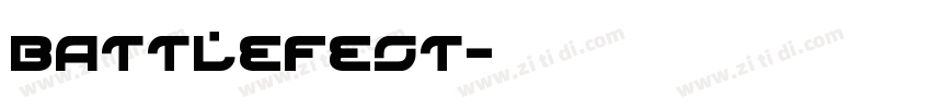 BATTLEFEST字体转换