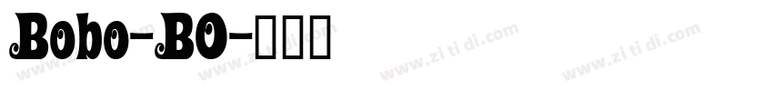 Bobo-BO字体转换
