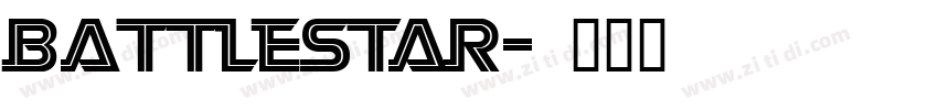 battlestar字体转换