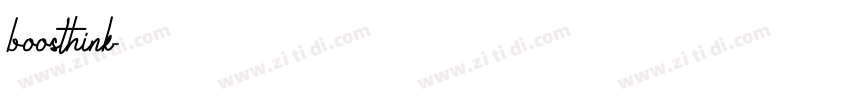 boosthink字体转换