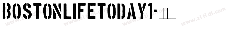 BostonLifeToday1字体转换