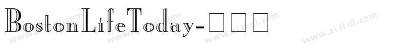 BostonLifeToday字体转换