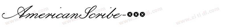AmericanScribe字体转换
