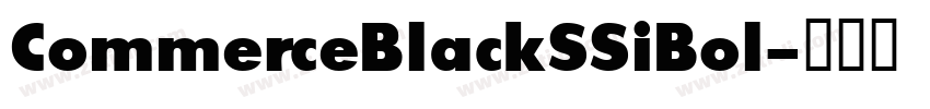 CommerceBlackSSiBol字体转换