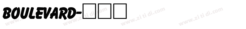 Boulevard字体转换